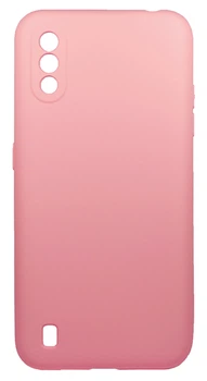Панель Soft Silicone Case для Samsung A01, Рожевий