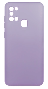 Панель Soft Silicone Case для Samsung A21S, Світло-бузковий
