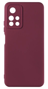 Панель Soft Silicone Case для Poco M4 Pro (5G), Бордовий