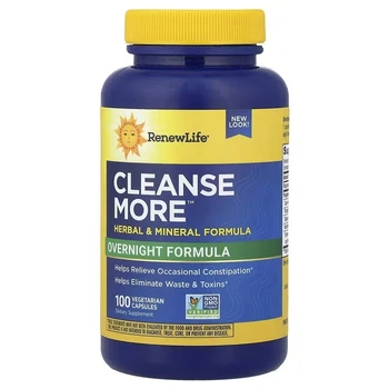 Комплекс для комфорту травлення Renew Life Cleanse More, 100 вегетаріанських капсул