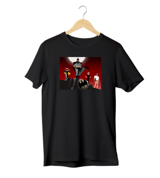 Футболка Ponty Shop з вашим фото «Команда Бетмена» - Чорний - M