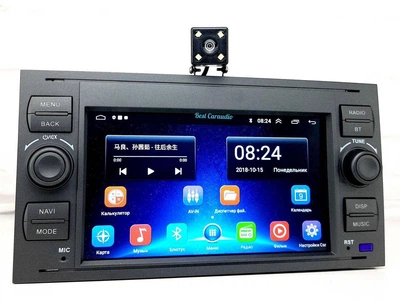 Штатная автомагнитола Ford Focus, Mondeo, S-Max, C-Max, Kuga, Fiesta, Android, 1/16 ГБ, Bluetooth