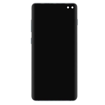 Дисплей (экран) Samsung G975 Galaxy S10 Plus, С сенсорным стеклом, С рамкой, IPS, Черный - 416282