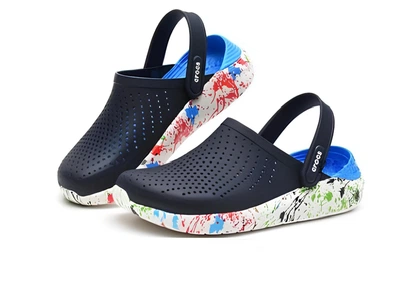 Кроксы сабо Crocs LiteRide Clog Navy/white 36