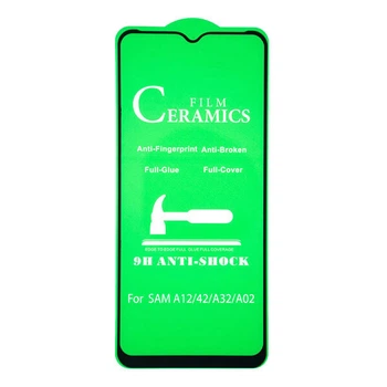 Защитная пленка Samsung A022 Galaxy A02 / A125 Galaxy A12 / A326 Galaxy A32 / M127 Galaxy M12, Ceramic, Черный - 215795