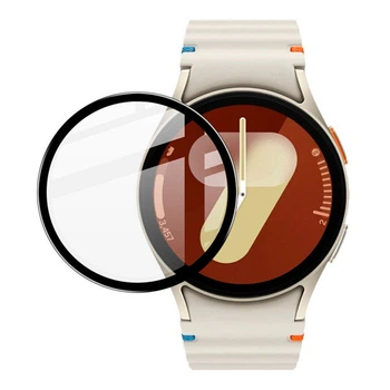 Защитная пленка Samsung Galaxy Watch 7 40, Full Glue, Полимерная, Черный - 523855