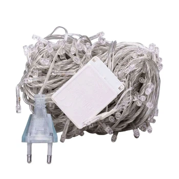 Гирлянда светодиодная для украшения окон 144 LED, 3×2 м, синяя(LU_4A41BBA17D95)