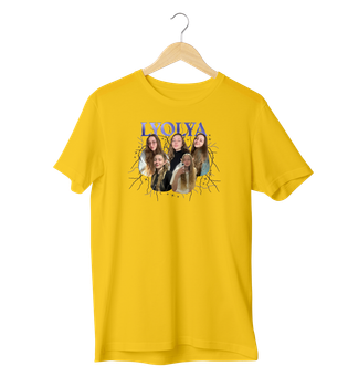 Футболка Ponty Shop з вашим фото "Блискавки" Жовтий 2XL