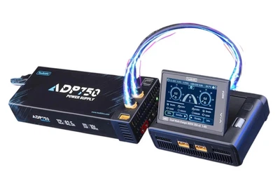 FPV SET Зарядний пристрій M8D + APD750 1-8S 1600W DC / 750W AC M8D + ToolkitRC m8d + блок живлення ToolkitRC ADP750
