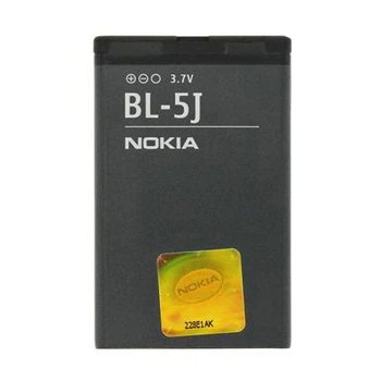 Акумулятор Nokia 5228 / 5230 / 5233 / 5235 / 5800 / Asha 200 / Asha 201 / Asha 302 / C3-00 / C6-00 / Lumia 520 / Lumia 525 / Lumia 620 / N900 / X1-00 / X1-01 / X6-00, BL-5J, Original - 80135