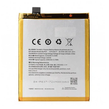 Акумулятор OnePlus 5 / 5T, BLP637, Original - 203644