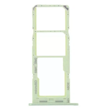Держатель SIM-карты Samsung A245 Galaxy A24, С разъемом на карту памяти, Зеленый - 459891