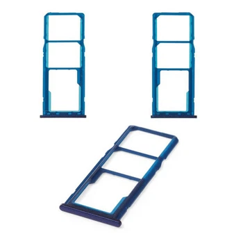 Держатель SIM-карты Samsung M105 Galaxy M10 / M205 Galaxy M20, Синий - 194457