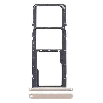 Держатель SIM-карты Samsung A065 Galaxy A06, С разъемом на карту памяти, Золотой - 626659