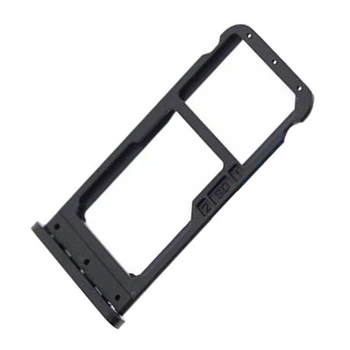 Держатель SIM-карты Nokia 6.1 Dual Sim, С разъемом на карту памяти, Черный - 195106