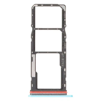 Держатель SIM-карты Motorola E32s / XT2227 Moto E32, С разъемом на карту памяти, Серебряный - 564588