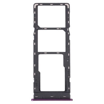 Держатель SIM-карты Infinix Hot 11S, С разъемом на карту памяти, Фиолетовый - 424832