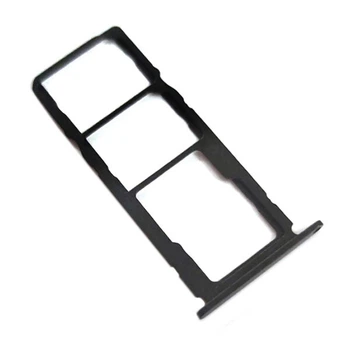 Держатель SIM-карты Nokia 3.4 Dual SIM / 5.4 Dual Sim, С разъемом на карту памяти, Черный - 281471