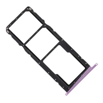 Держатель SIM-карты Huawei Honor 8x, С разъемом на карту памяти, Фиолетовый - 190684