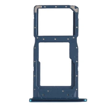 Держатель SIM-карты Huawei P Smart Plus 2019, С разъемом на карту памяти, Синий - 189525