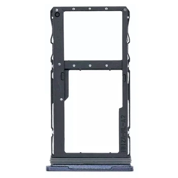 Держатель SIM-карты Motorola XT2137 Moto G50, С разъемом на карту памяти, Серый - 545642