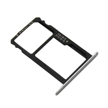 Держатель SIM-карты Huawei Honor 7, С разъемом на карту памяти, Серебряный - 178511
