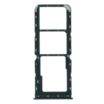Держатель SIM-карты OPPO Realme C67, С разъемом на карту памяти, Черный - 569091