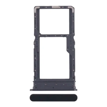 Держатель SIM-карты Samsung A066 Galaxy A06 5G, С разъемом на карту памяти, Черный - 673061