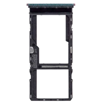 Держатель SIM-карты Motorola XT2129 Moto G30, С разъемом на карту памяти, Серый - 545641