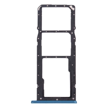 Держатель SIM-карты OPPO Realme C25 / Realme C25S, С разъемом на карту памяти, Синий - 574949