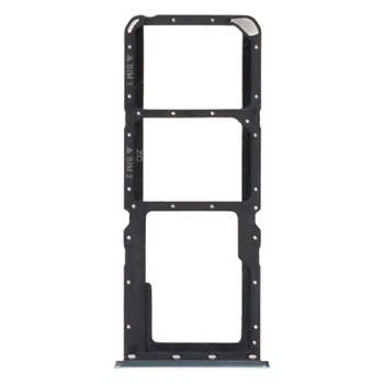 Держатель SIM-карты OPPO Realme XT, С разъемом на карту памяти, Серебряный - 564643