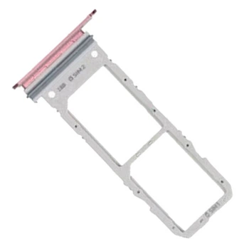 Держатель SIM-карты Samsung N970 Galaxy Note 10, С разъемом на карту памяти, Розовый - 207867
