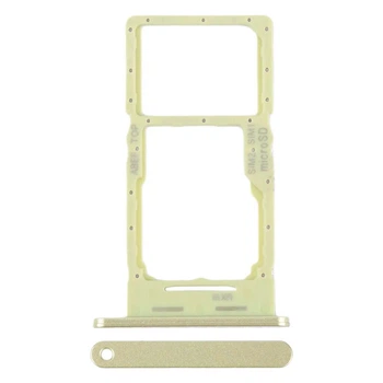 Держатель SIM-карты Samsung A256 Galaxy A25 5G, С разъемом на карту памяти, Желтый - 505499