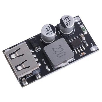 Преобразователь DC/DC c поддержкой QC3.0/QC2.0 (6V-32V to 5V/3.4A, 9V/2.5A, 12V/2A) - 354063