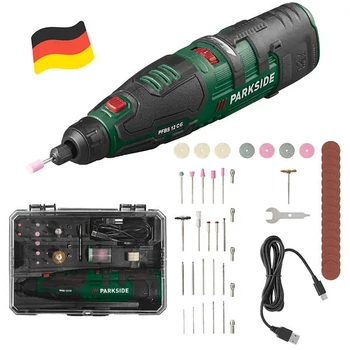 Гравер PARKSIDE PFBS 12C7, 12V, 1.3 А·год, шліфувальний, бездротовий