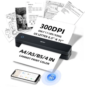 Принтер портативный iDPRT MT610 Pro, Bluetooth, термопечать путешествий, компактный