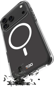 Панель Puro Impact Clear D3O TPU+PC MagSafe для iPhone 17 Pro Transparent (8018417525704)