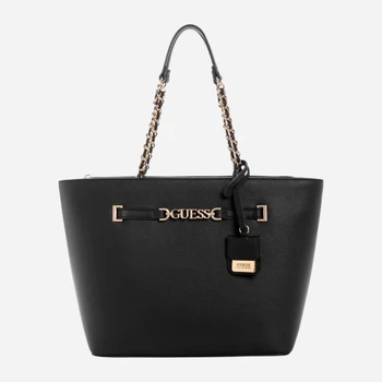 Сумка шоппер женская из искусственной кожи Guess 476745170 Черная (1159853270)