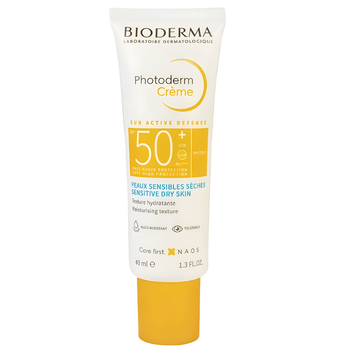 Сонцезахисний крем Bioderma Photoderm Anti-redness Cream SPF 50+, 40 мл для чутливої, реактивної та схильної до почервоніння шкіри в тому числі при розацеа