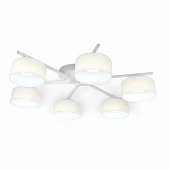 Люстра потолочная DUSHA MS228 - 6 x GX53 белый/молочный LIGHT SET
