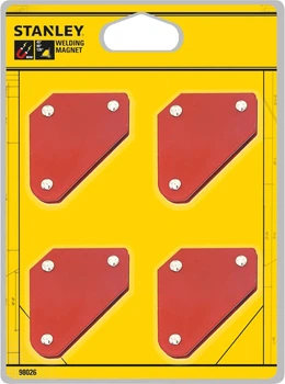 Zestaw spawalniczych kątowników magnetycznych Stanley 4 szt. 98026 (8004386980262)