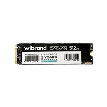 SSD-накопичувач Wibrand Caiman 512GB M.2 NVMe PCIe 3.0 x4 (WSSD512GCNVME3) — швидкий диск для ноутбука та ПК