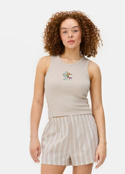 Пижама Primark Snoopy Ribbed XXS комплект для дома и сна Песочый (9021)