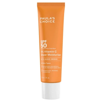 Сонцезахисний крем для обличчя PAULA'S CHOICE 5% Vitamin C Sheer Moisturiser SPF 50 50ml