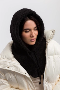 Капор з дов'язом FAMO KPR-0910-33 Чорний One size (KPR-0910-33)