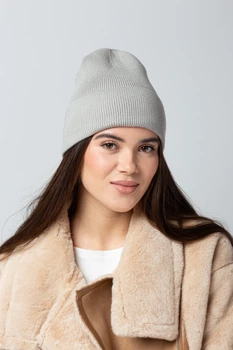 Шапка FAMO SHP-M-20527 Світло сірий One size (SHP-M-20527)