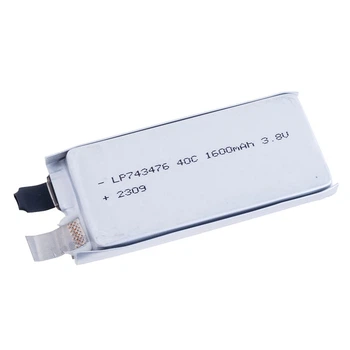 Акумулятор універсальний, 1600 mAh, 7,4 x 77 x 34 мм. - 421506