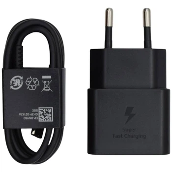 СЗУ Samsung EP-T2510, С кабелем, Type-C, Черный - 609623