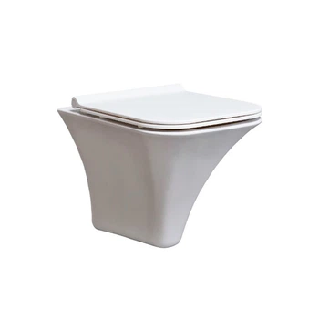 Підвісний унітаз Ege Vitrifiye Selge 54303 Soft Close 40x35x49 см Білий (2869968772)