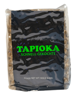 Тапиока быстрого приготовления черная со вкусом тростникового сахара 1 кг